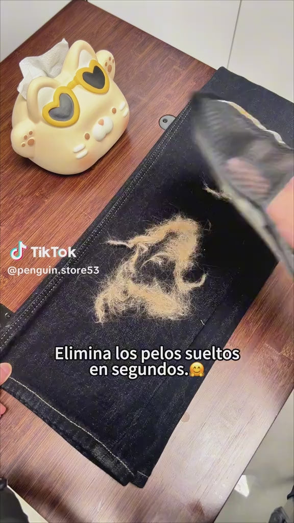 Guante Removedor de Pelo 2 en 1 - Negro