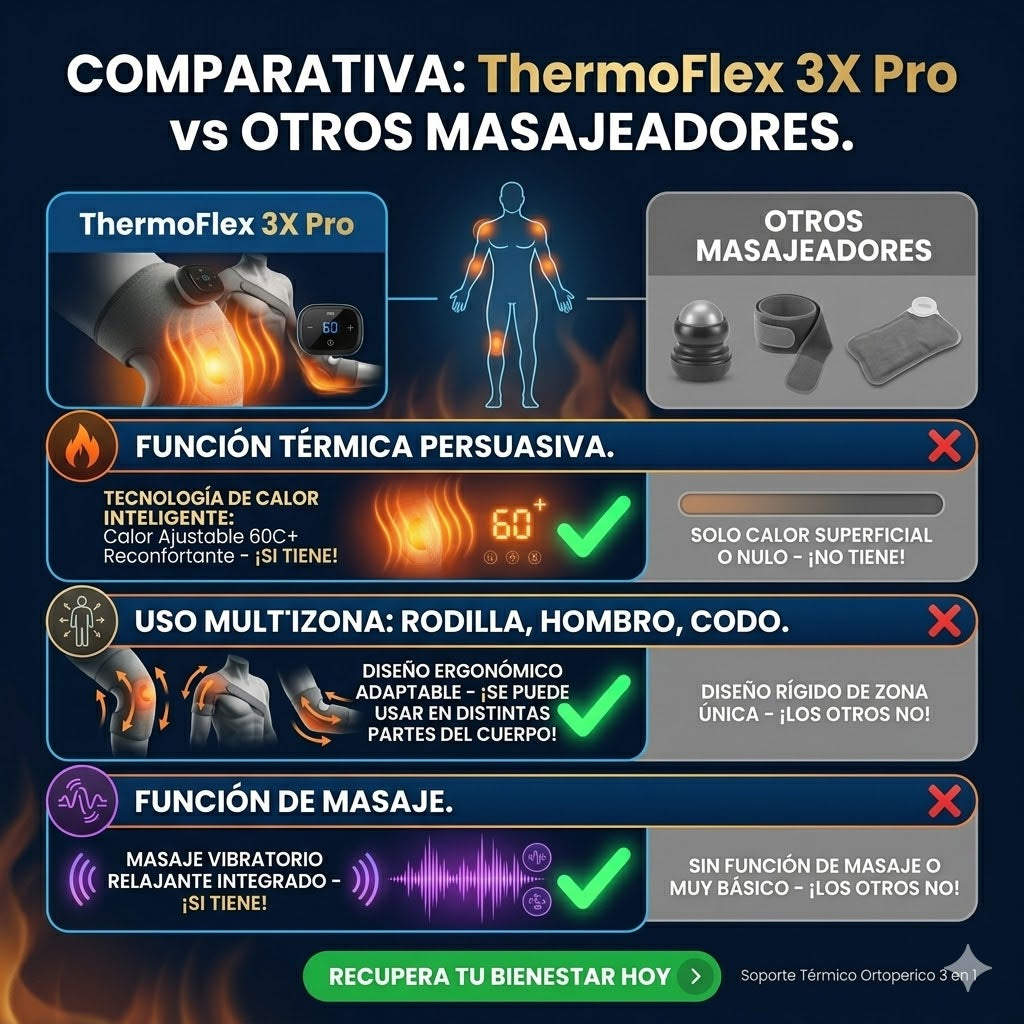 ThermoFlex 3X Pro - Elimina tus dolores con un solo producto