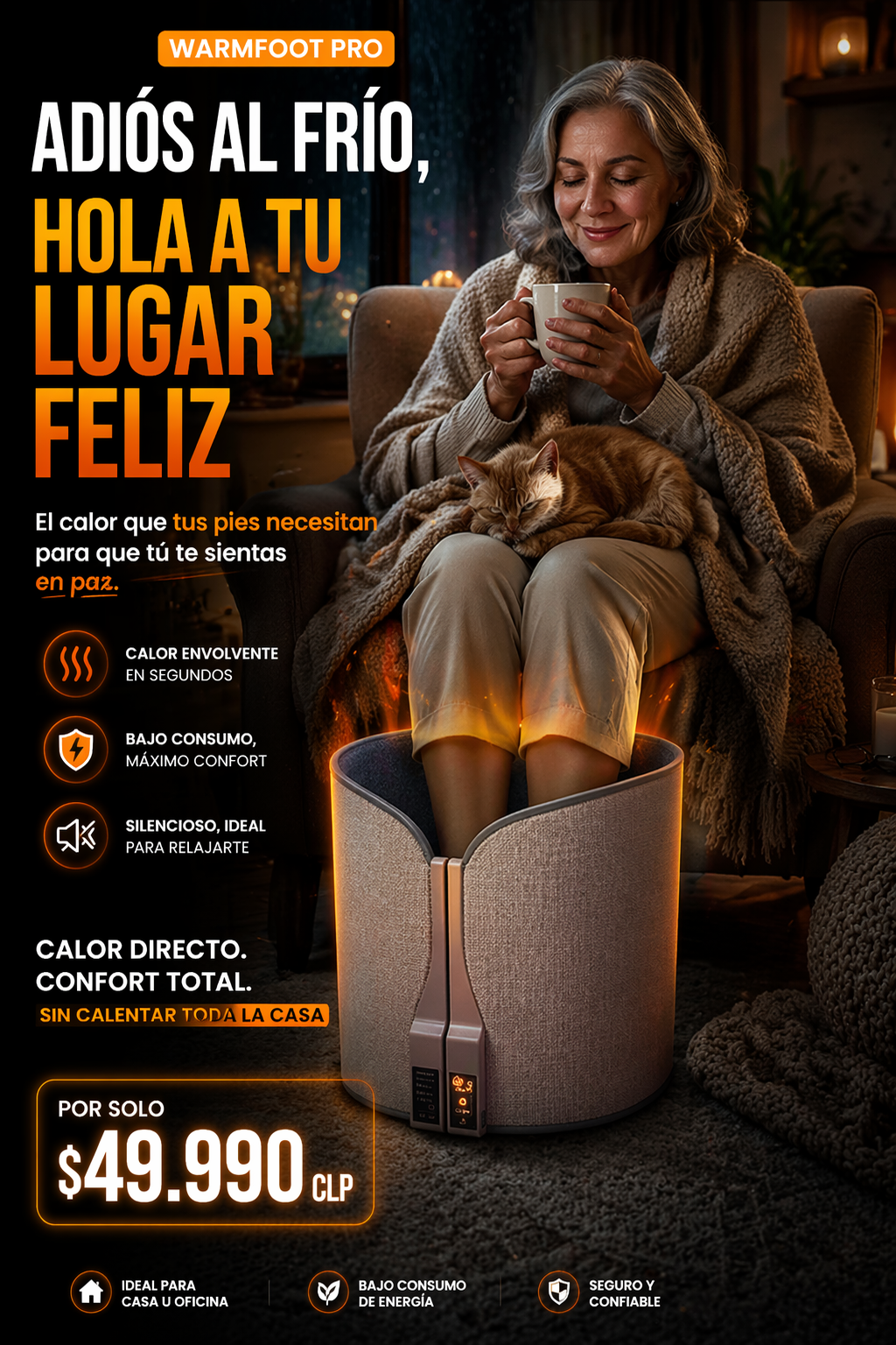 WarmFoot Pro - Calefactor inteligentes para pies